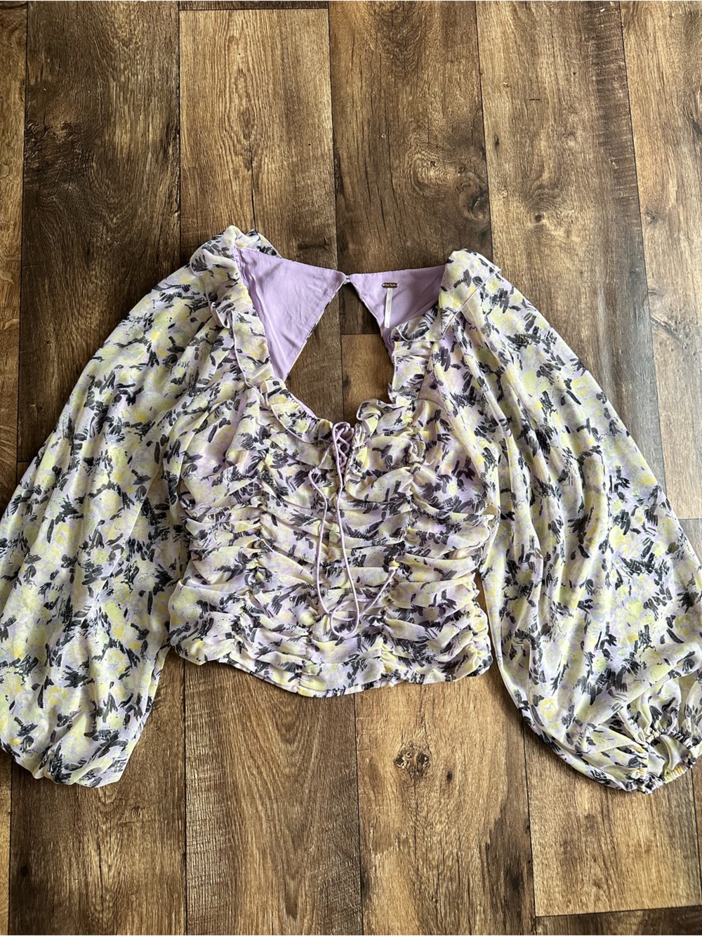 Free People Floral Top
